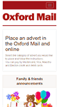 Mobile Screenshot of adbooker.oxfordmail.co.uk
